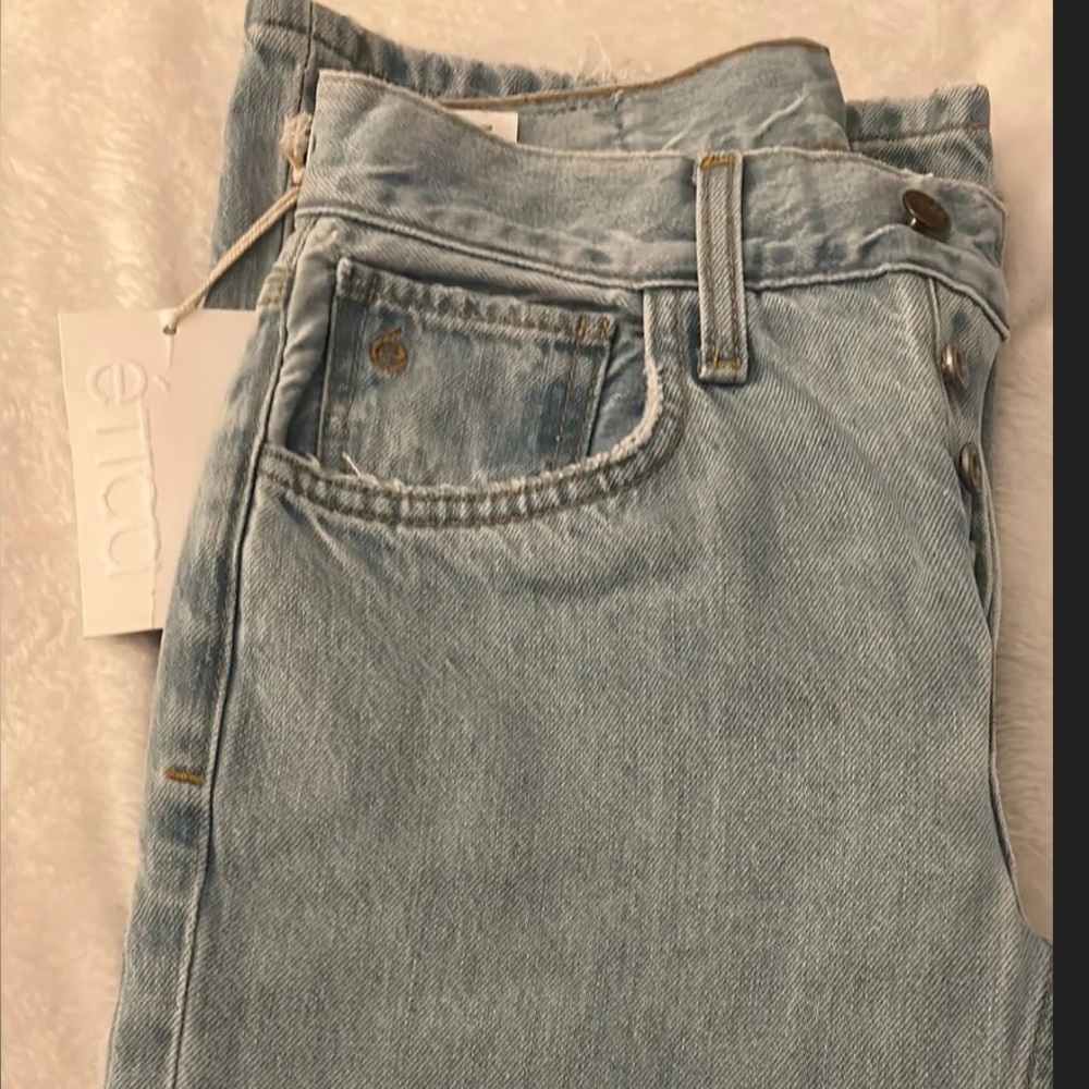 (24) Organic Denim Etica Light Blue Women's Jeans - Picture 3 of 3